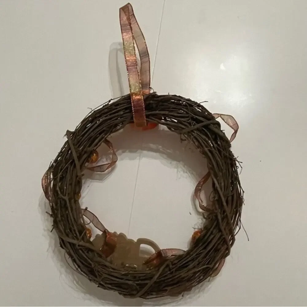 Handmade Pumpkin Truck Wreath 13